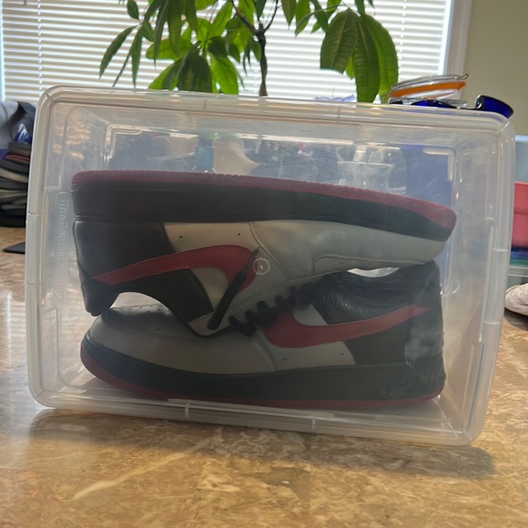 Nike Air Force 1 sneakers sz 13 w plastic box - Picture 4 of 8